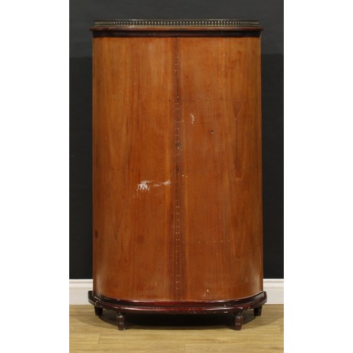 1637 - Maritime Salvage - an unusual Aesthetic Movement period side cabinet or bookcase, re-purposed from a... 