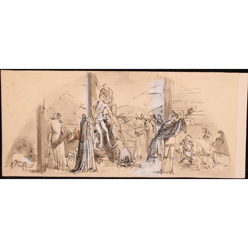 795 - Italian School (19th/20th Century) 
The Raising of Lazarus, after the Old Masters
unsigned, mixed me... 