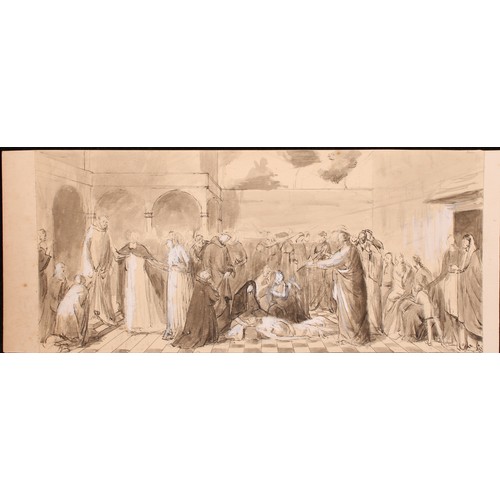 795 - Italian School (19th/20th Century) 
The Raising of Lazarus, after the Old Masters
unsigned, mixed me... 