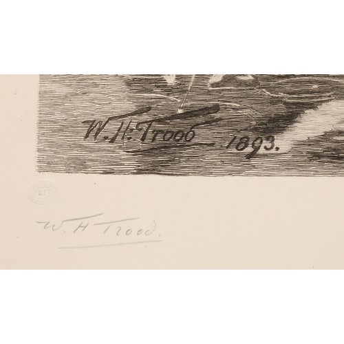 1062 - William Henry Hamilton Trood (1859 – 2 November 1899) After, Wait till the clouds roll by, engraving... 