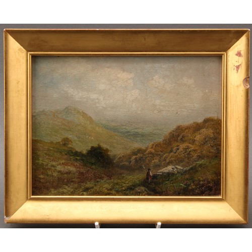 741 - English School (19th century)
On the Moors
oil on canvas, 14cm x 19.5cm