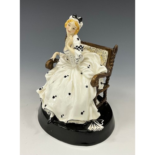 1313 - Royal Doulton figure ‘Proposal Lady’, HN716, potted by Doulton and Co, stamped to base, 15cm high