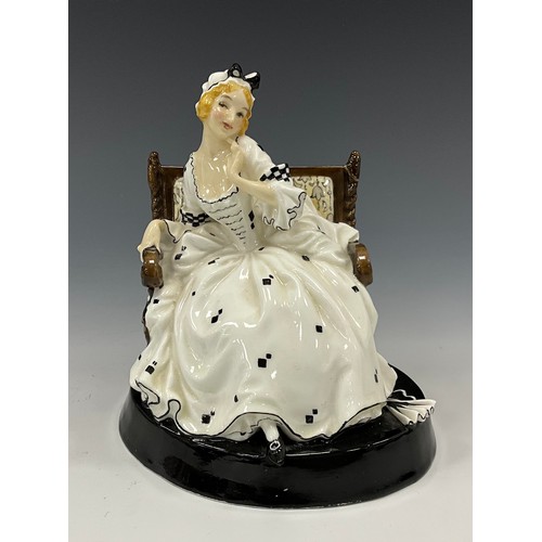 1313 - Royal Doulton figure ‘Proposal Lady’, HN716, potted by Doulton and Co, stamped to base, 15cm high