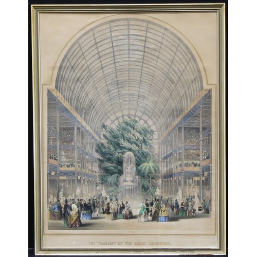 1061 - The Crystal Palace 1851 - Vincent Brooks (1814 - 1885), The Transept of the Great Exhibition, lithog... 