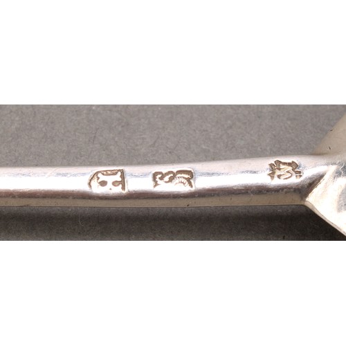 25 - A James I silver Apostle spoon, 17.5cm long, William Cawdell, London 1607