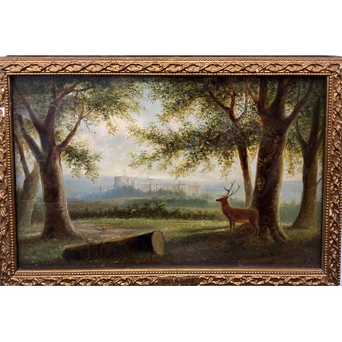 754 - George Vicat Cole RA, (1833-1993)
A pair, Windsor Park, 1877
signed oils on board, 28cm x 43cm, (2)