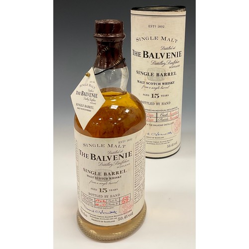 1476 - Whisky - Balvenie 15 Years Old Single Barrel Malt Scotch Whisky, distilled 1977, bottled 1994, cask ... 