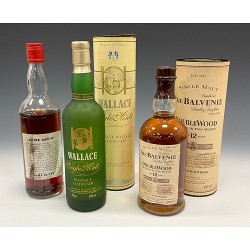 1481 - Whisky - The Balvenie 12 year old Doublewood single malt Scotch Whisky, 70cl, 40% vol, card tube; As... 