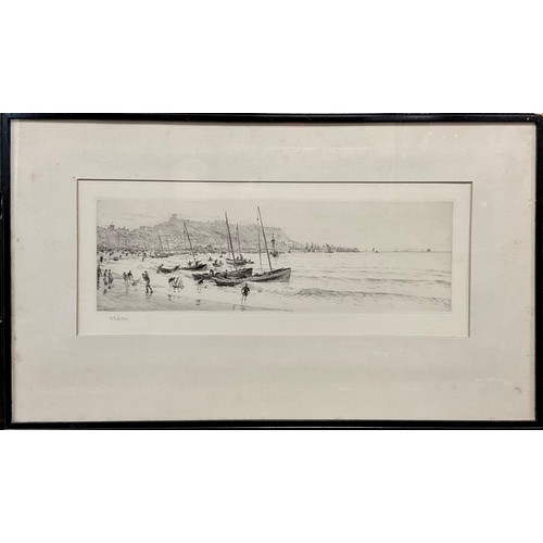 864 - William Lionel Wyllie (1851-1931), by and after, Fishing Boats Off the Coast, signed in pencil lower... 