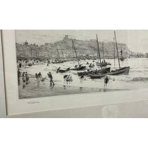 864 - William Lionel Wyllie (1851-1931), by and after, Fishing Boats Off the Coast, signed in pencil lower... 