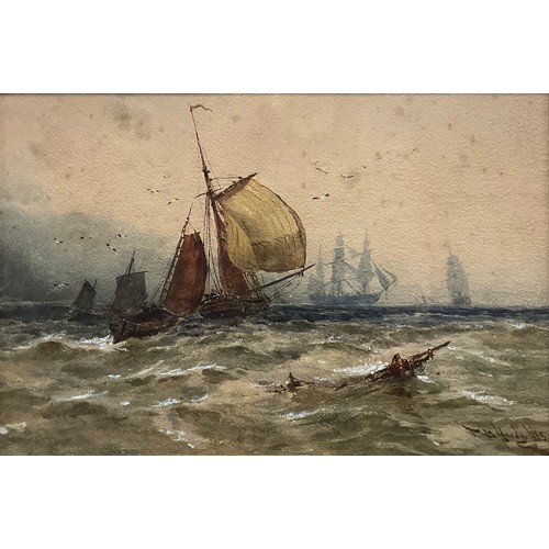 997 - Thomas Bush Hardy (1842-1897) 
The Rescue Mission 
signed, watercolour, 26.5cm x 40cm