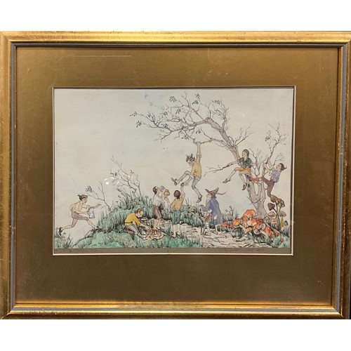 980 - Elizabeth Mary Watt (1886-1954) 
The Magic Tree 
signed, mixed media, 26cm x 37cm