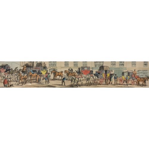 856 - John Paul Dean (1802-1868), by and after, A Trip to Brighton, a set of four, plates I to IV, hand-co... 