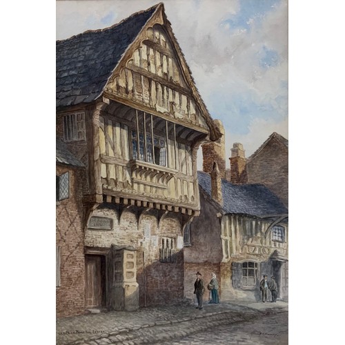 774 - A.H Findley
Old Blue Boar Inn, Lester
signed, and titled, watercolour, 58cm x 45cm