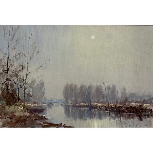 896 - James Longueville
Winter Sun, Chester 
signed, watercolour, 80cm x 62cm