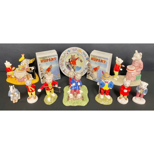 618 - A Beswick Ware Rupert the Bear model, Happy Birthday Rupert, limited edition 161/500; others, Rupert... 