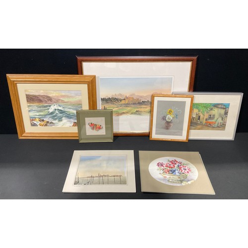 620 - Pictures and prints - HRH Prince Charles, View of South of France, limited edition the Mail on Sunda... 