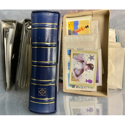 623 - Stamps - large box of material including albums GB and All World presentation packs 1980's - 90's an... 