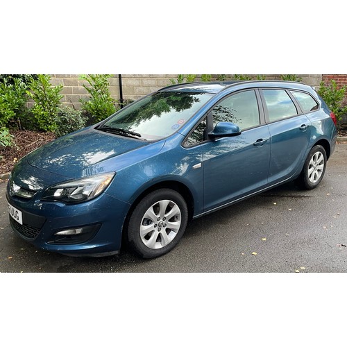 632 - A Vauxhall Astra, FP15 UUG, Petrol, 1598cc, Date of first registration April 2015, Tax due: 01 Novem... 