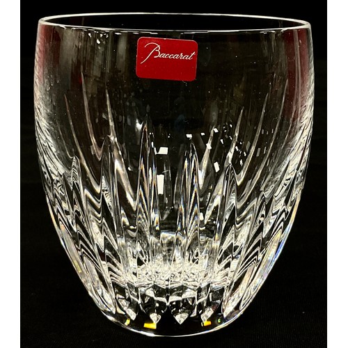 1354A - A set of six Baccarat Massena pattern cut glass tumblers, 10cm high, boxed (6)