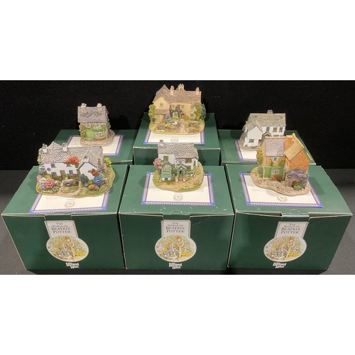 27 - Lilliput Lane Beatrix Potter Collection - assorted, including Hilltop, Ginger & Pickles Shop, Buckle... 