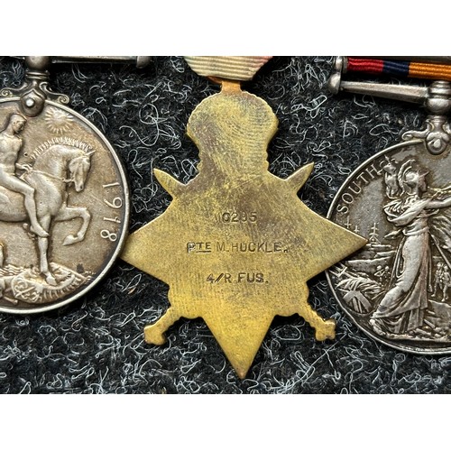 3000 - Queens South Africa Medal with Cape Colony, Orange Free State, South Africa 1901 and South Africa 19... 