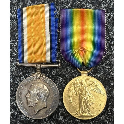 3008 - WW1 British War Medal and Victory Medal to 167711 to Gunner SH Jolly, Royal Artillery complete with ... 