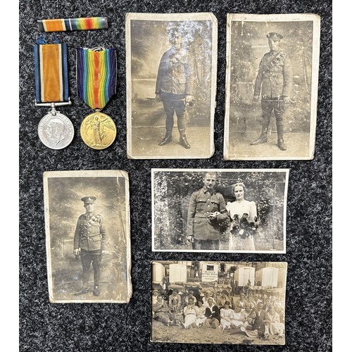 3010 - WW1 British War Medal and Victory Medal to 23663 Driver Sidney Hayes, Royal Field Artillery, complet... 