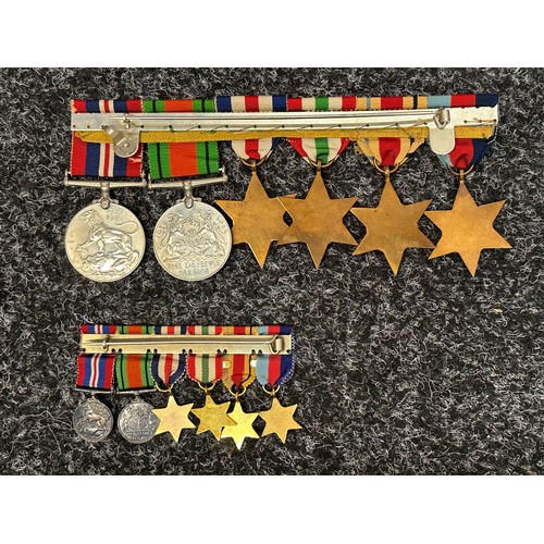 3019 - WW2 British RAMC Medal Group consisting of 1939-45 Star, Africa Star with 8th Army Clasp, Italy Star... 