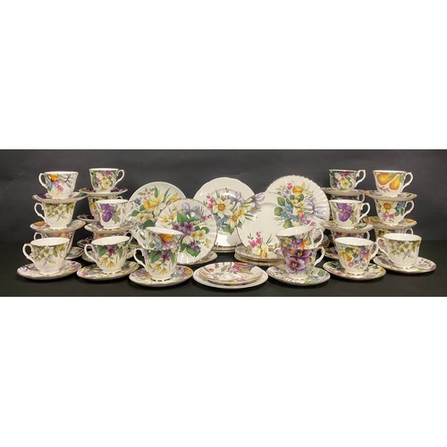196 - A Duchess Royal Winchester floral tea set etc