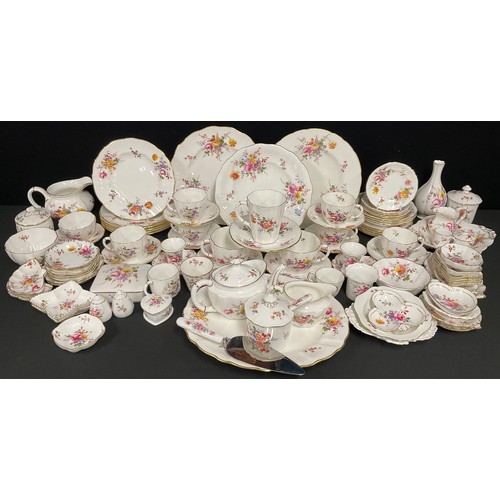230 - A large quantity of mid 20th century and later Royal Crown Derby Posie pattern, including tea ware, ... 