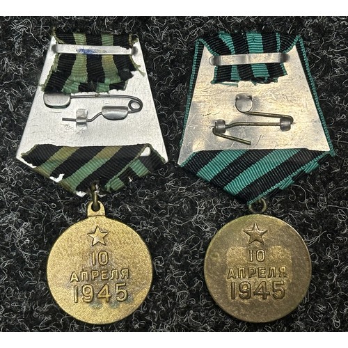 3039 - WW2 Soviet Medals for Liberation of Prague, Capture of Konigsburg x 2, Capture of Berlin. All comple... 