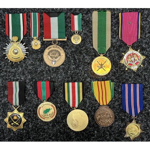 3046 - Middle Eastern Medal Collection comprising of: Iraqi Gulf War 1 Medal: Kuwati Medal for the Liberati... 