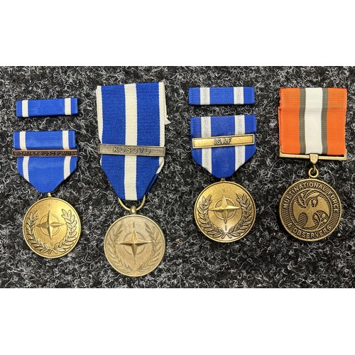 3048 - NATO Medal Collection: Yugoslavia: Non Article 5 Medal: Kosovo Medal: Multinational Force & Observer... 