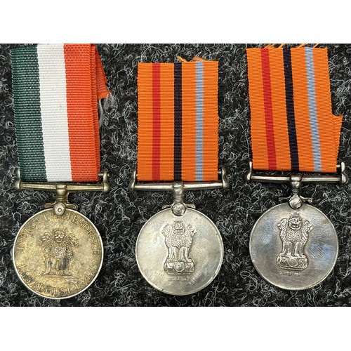 3052 - Indian Army Medal collection comprising of: Independance Medal 1947 to MTN 979257 LV/NK Singh Ram, A... 