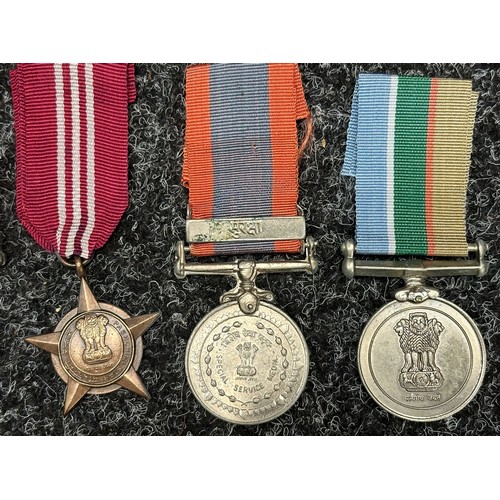 3052 - Indian Army Medal collection comprising of: Independance Medal 1947 to MTN 979257 LV/NK Singh Ram, A... 