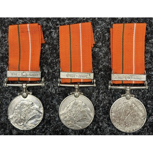 3052 - Indian Army Medal collection comprising of: Independance Medal 1947 to MTN 979257 LV/NK Singh Ram, A... 