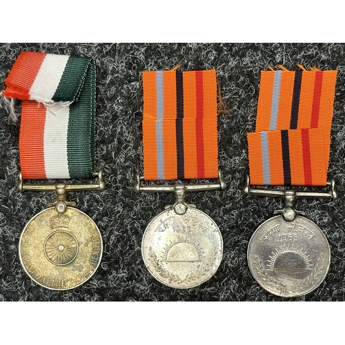 3052 - Indian Army Medal collection comprising of: Independance Medal 1947 to MTN 979257 LV/NK Singh Ram, A... 