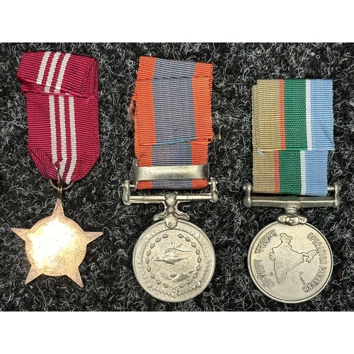 3052 - Indian Army Medal collection comprising of: Independance Medal 1947 to MTN 979257 LV/NK Singh Ram, A... 