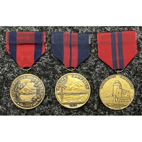 3065 - US Hatian Campaign Medal, Navy & Marine Corps: Nicaraguan Campaign Medal, Navy & Marine Corps: Domin... 