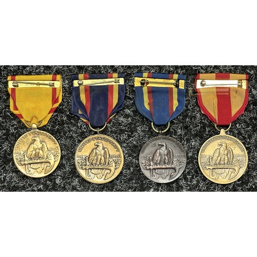 3068 - US Campaign Medals: China Service Medal, US Navy: Yangtze Medal, Navy & USMC x 2: Marine Corps Exped... 