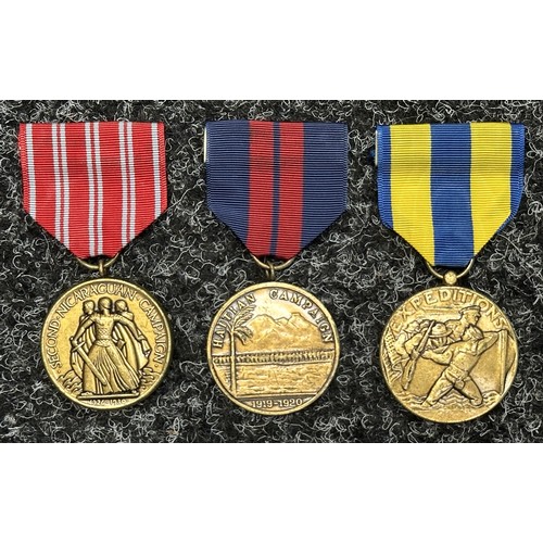 3069 - US Campaign Medals: Second Nicaraguan Campaign for USMC: Second Hatian Campaign US Navy: Naval Exped... 