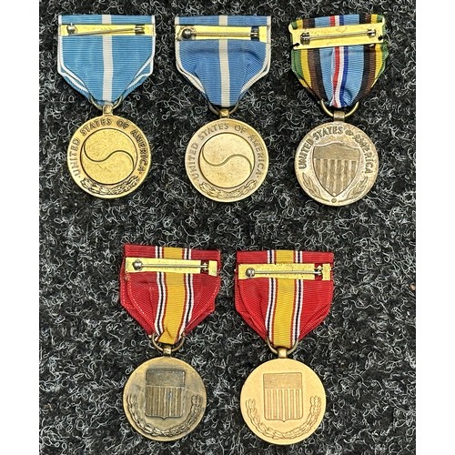 US Korean War Medals x 2: Armed Forces Expeditionary Medal: two replica ...