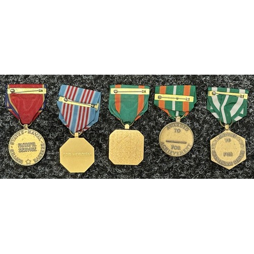 3078 - US Naval Reserve Medal: US Navy Achievement Medal: US Coast Guard Achievement Medal: US Coast Guard ... 