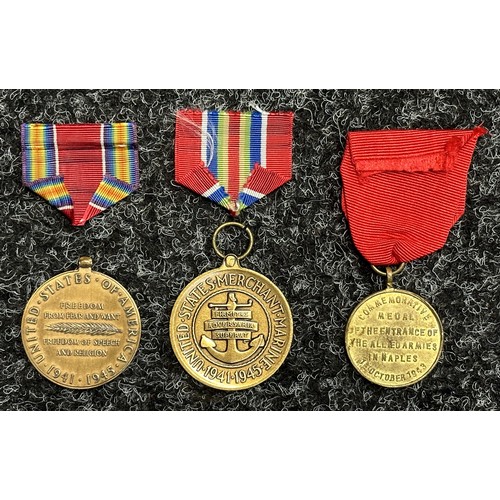 3083 - US WW2 Victory Medal, missing suspension ring: US WW2 Merchant Marine Victory Medal : Un-official US... 