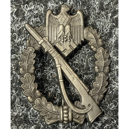 3097 - WW2 Third Reich Infanterie Sturmabzeichen in Bronze - Infantry Assault Badge in bronze. Maker marked... 