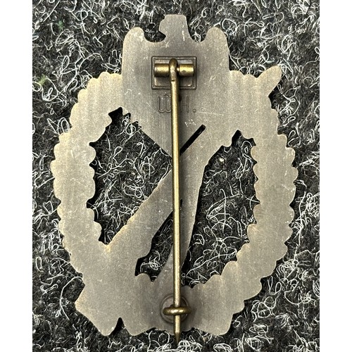 3097 - WW2 Third Reich Infanterie Sturmabzeichen in Bronze - Infantry Assault Badge in bronze. Maker marked... 