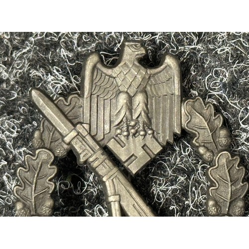 3097 - WW2 Third Reich Infanterie Sturmabzeichen in Bronze - Infantry Assault Badge in bronze. Maker marked... 