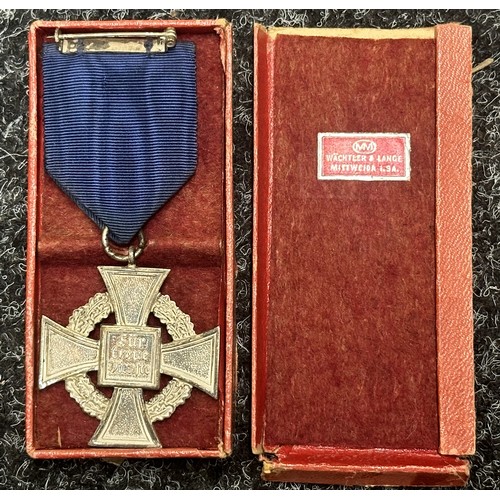 3108 - WW2 Third Reich Treue Dienst Ehrenzeichen, 25 Jahre - Faithful Service Award, 25 years complete with... 