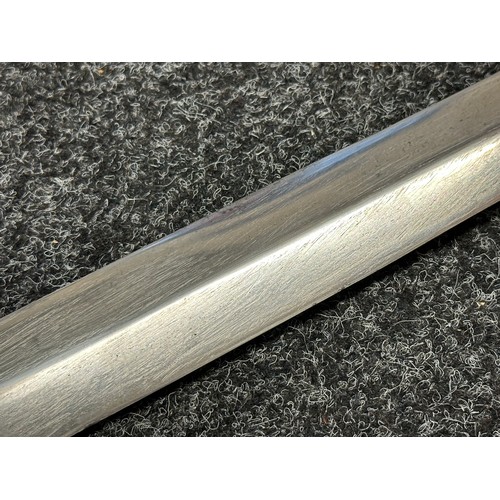 3131 - French M1831 Artillery Short Sword with double edged blade 480mm in length, maker marked 